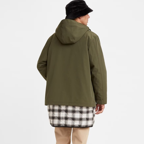 Levi's Men's Folsom Utility Jacket Thermore Insulation Forest Green XXL - Picture 4 of 11